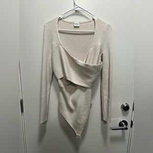 Abercrombie wrap sweater body suit!